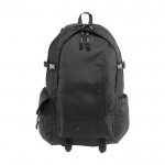 Ripstop-Rucksack mit mehreren Taschen Farbe Schwarz erste Ansicht