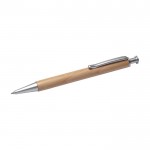 Kugelschreiber der Marke Dokumental® aus Holz und Metall farbe braun vierte Ansicht