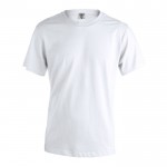 T-Shirt aus gekämmter Baumwolle 150 g/m2 Farbe weiß Vorderansicht