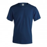 T-Shirt aus gekämmter Baumwolle 150 g/m2 Farbe marineblau Vorderansicht