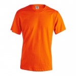 T-Shirt aus gekämmter Baumwolle 150 g/m2 Farbe orange Vorderansicht