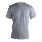 T-Shirt aus gekämmter Baumwolle 150 g/m2 Farbe grau Vorderansicht