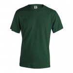 T-Shirt aus gekämmter Baumwolle 150 g/m2 Farbe dunkelgrün Vorderansicht