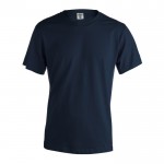 T-Shirt aus gekämmter Baumwolle 150 g/m2 Farbe dunkelblau Vorderansicht