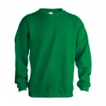 Sweatshirt aus Baumwolle und Polyester 280 g/m2 Farbe grün Vorderansicht