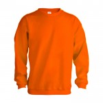 Sweatshirt aus Baumwolle und Polyester 280 g/m2 Farbe orange Vorderansicht