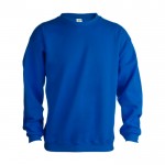 Sweatshirt aus Baumwolle und Polyester 280 g/m2 Farbe blau Vorderansicht