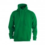 Bedruckte Sweatshirts aus Baumwolle und Polyester Farbe grün Vorderansicht