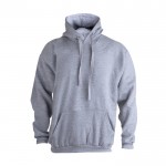 Bedruckte Sweatshirts aus Baumwolle und Polyester Farbe grau Vorderansicht