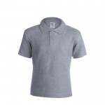 T-Shirts für Kinder aus Baumwolle 180 g/m2 Werbegeschenk Farbe grau Vorderansicht