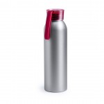 Flasche aus Aluminium mit Sicherheitsdeckel Farbe rot erste Ansicht