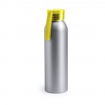 Flasche aus Aluminium mit Sicherheitsdeckel Farbe gelb erste Ansicht