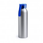 Flasche aus Aluminium mit Sicherheitsdeckel Farbe blau erste Ansicht
