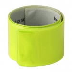 Reflektierendes Neon Armband aus Kunststoff mit Innenfell farbe gelb erste Ansicht