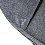 Rucksack mit RFID-Schutz Farbe grau fünfte Ansicht