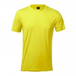 Sublimierte Sport-T-Shirts 135 g/m2 Farbe gelb Vorderansicht