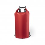 Wasserdichter Rucksack mit großer Kapazität, Farbe rot