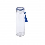 Glasflasche mit verstellbarem Griff Farbe blau erste Ansicht
