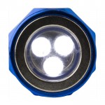 Einziehbare Aluminium-Taschenlampe mit 3 LED-Leuchten, 55 cm farbe blau erste Ansicht