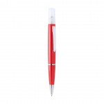Kugelschreiber mit Zerstäuber und Logo Farbe rot erste Ansicht
