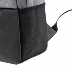 Zweifarbiger Rucksack aus recyceltem Kunststoff Farbe grau sechste Detailbild