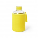 Glasflasche mit Softshellhülle Farbe gelb erste Ansicht