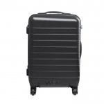 Trolley-Koffer mit Aufdruck RPET Farbe schwarz erste Ansicht