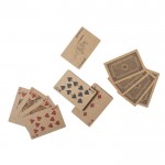 Domino- und Spielkartenset Farbe holzton sechste Detailbild