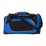 Sporttasche aus 600D-Polyester mit Schuhfach farbe blau erste Ansicht
