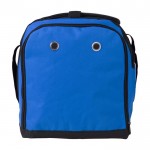 Sporttasche aus 600D-Polyester mit Schuhfach farbe blau zweite Ansicht