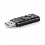 USB-Stick aus Metall, Farbe schwarz