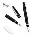 Eleganter USB-Kugelschreiber als Werbeartikel, Farbe schwarz