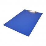 Klemmbrett aus Kunststoff mit Metallklammer für A4-Blätter farbe blau vierte Ansicht
