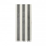 Strandhandtuch aus Baumwolle 450 gr, 80 cm x 180 cm, als Werbegeschenk, Farbe Grau