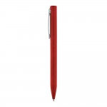 Kugelschreiber mit attraktivem Design bedrucken Farbe rot