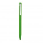 Kugelschreiber mit attraktivem Design bedrucken Farbe hellgrün zweite Ansicht