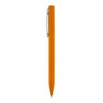 Kugelschreiber mit attraktivem Design bedrucken Farbe orange