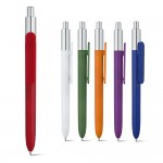 Farbige Kugelschreiber mit verchromter Spitze  Ansicht in vielen Farben
