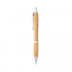 Kugelschreiber aus Bambus und Metall Farbe natürliche farbe