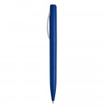 Kugelschreiber aus Kunststoff in metallischer Ausführung Farbe blau