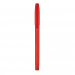 Günstiger Kugelschreiber mit Farbschaft Farbe rot zweite Ansicht