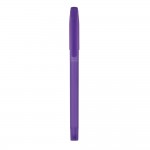 Günstiger Kugelschreiber mit Farbschaft Farbe violett zweite Ansicht
