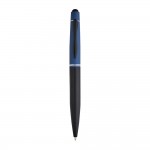 Kugelschreiber mit Touchpens, mit Logo bedruckt Farbe blau zweite Ansicht