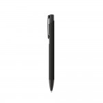 Kugelschreiber aus Aluminium mit farbigem Gehäuse Farbe schwarz