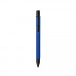 Kugelschreiber aus Aluminium mit farbigem Gehäuse Farbe köngisblau zweite Ansicht