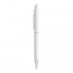 Kugelschreiber mit Touchpen und Etui Farbe weiß