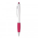 Rutschfester Kugelschreiber bedrucken Farbe pink