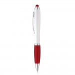 Rutschfester Kugelschreiber bedrucken Farbe rot