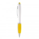Rutschfester Kugelschreiber bedrucken Farbe gelb