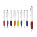 Rutschfester Kugelschreiber bedrucken Ansicht in vielen Farben